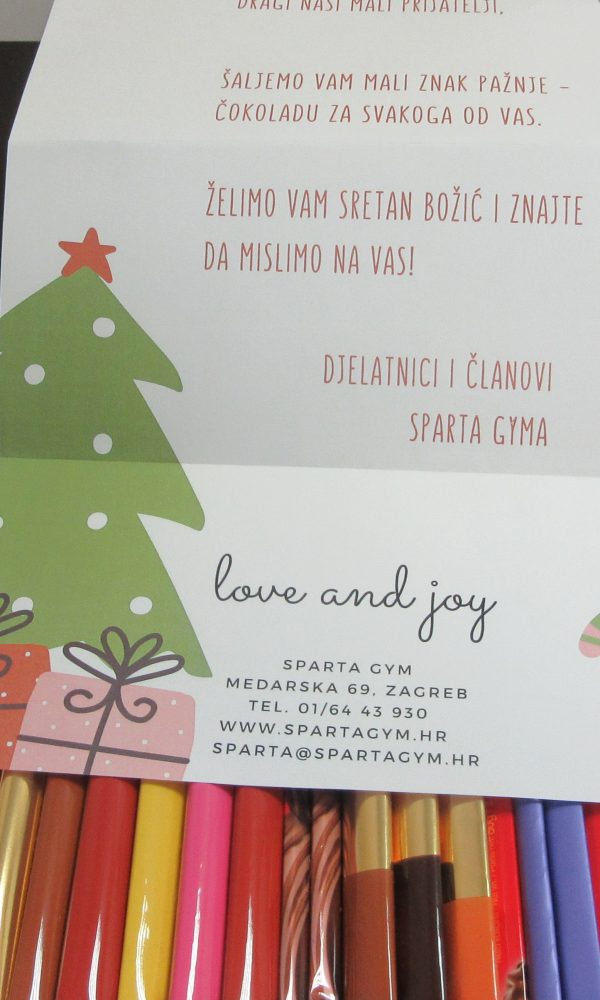 Donacija čokolade - djelatnika i članova Sparta Gyma