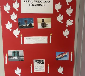 Obilježavanje Dana sjećanja na žrtvu Vukovara i Škabrnje 1
